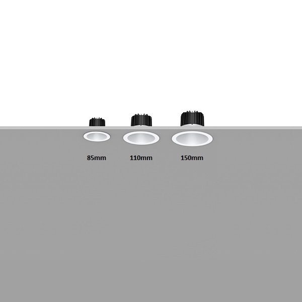 Led Inbouwspot Ls Sp361 Drie Verschillende Afmetingen
